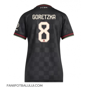Bayern Munich Leon Goretzka #8 Tricou Fotbal Replică 2025-26 Femei Treilea